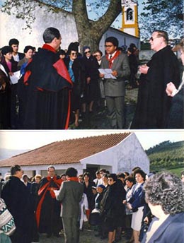 Visita do Cardeal D. António Ribeiro em 1989