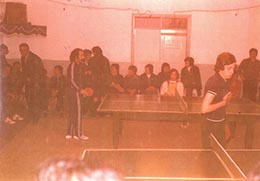 Jogo de Ping-pong na sede do Alcainça Atlético Clube