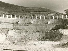 Fase de construção da Praça de Toiros