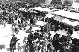 Vista Panorâmica da feira antiga