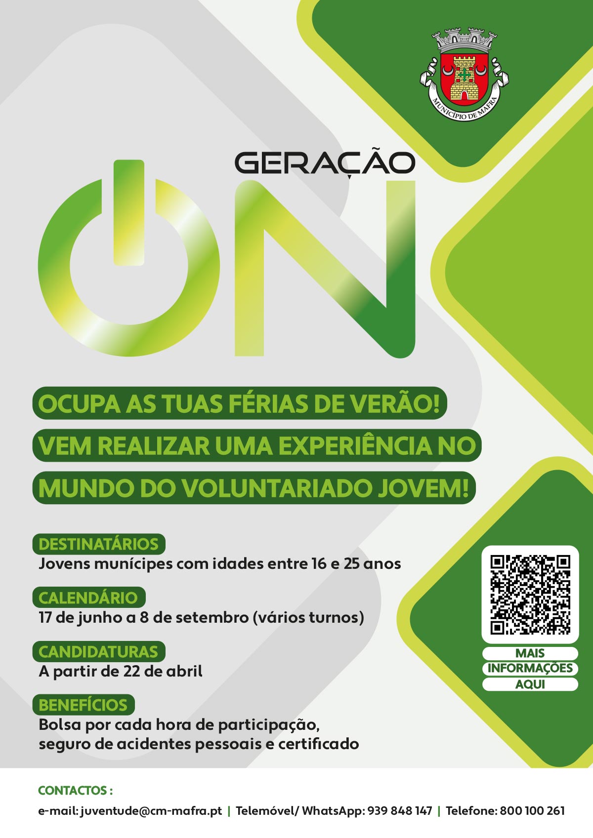 Geração On Verão com inscrições abertas